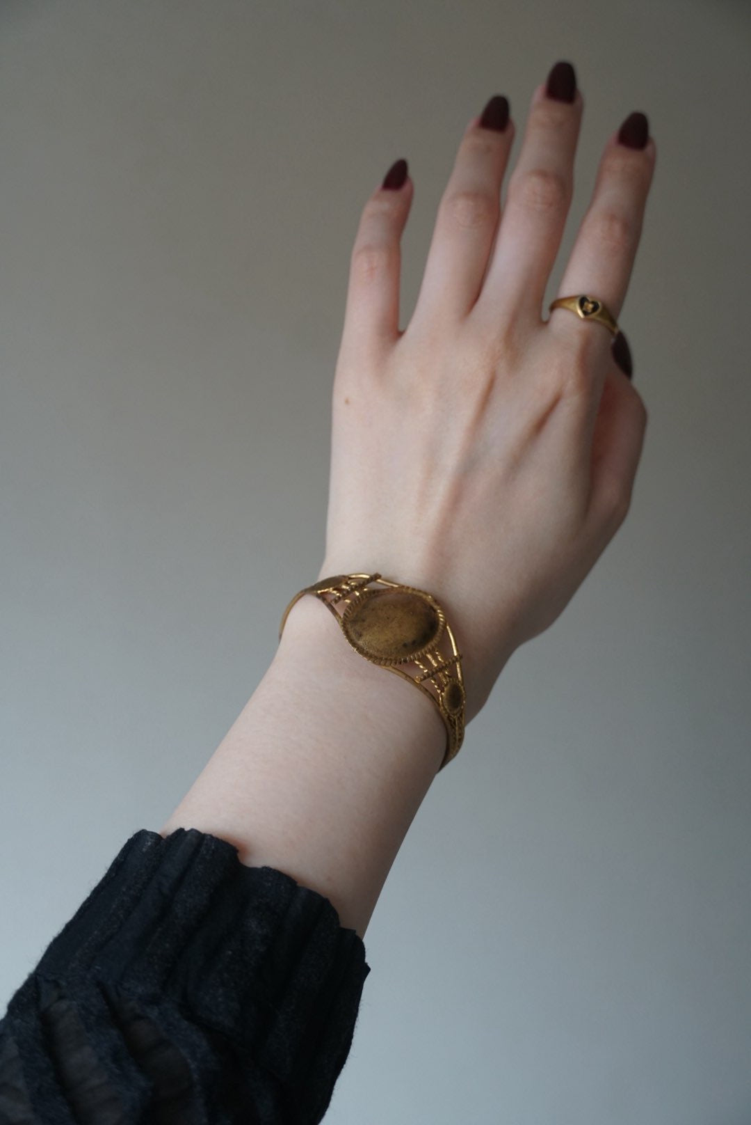 Victorian Brass Wire Bangle