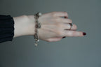 Vintage 800silver Bracelet with Filigree Charm