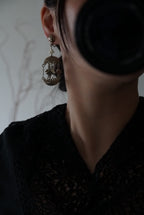 Vintage Filigree Bird Cage Earrings