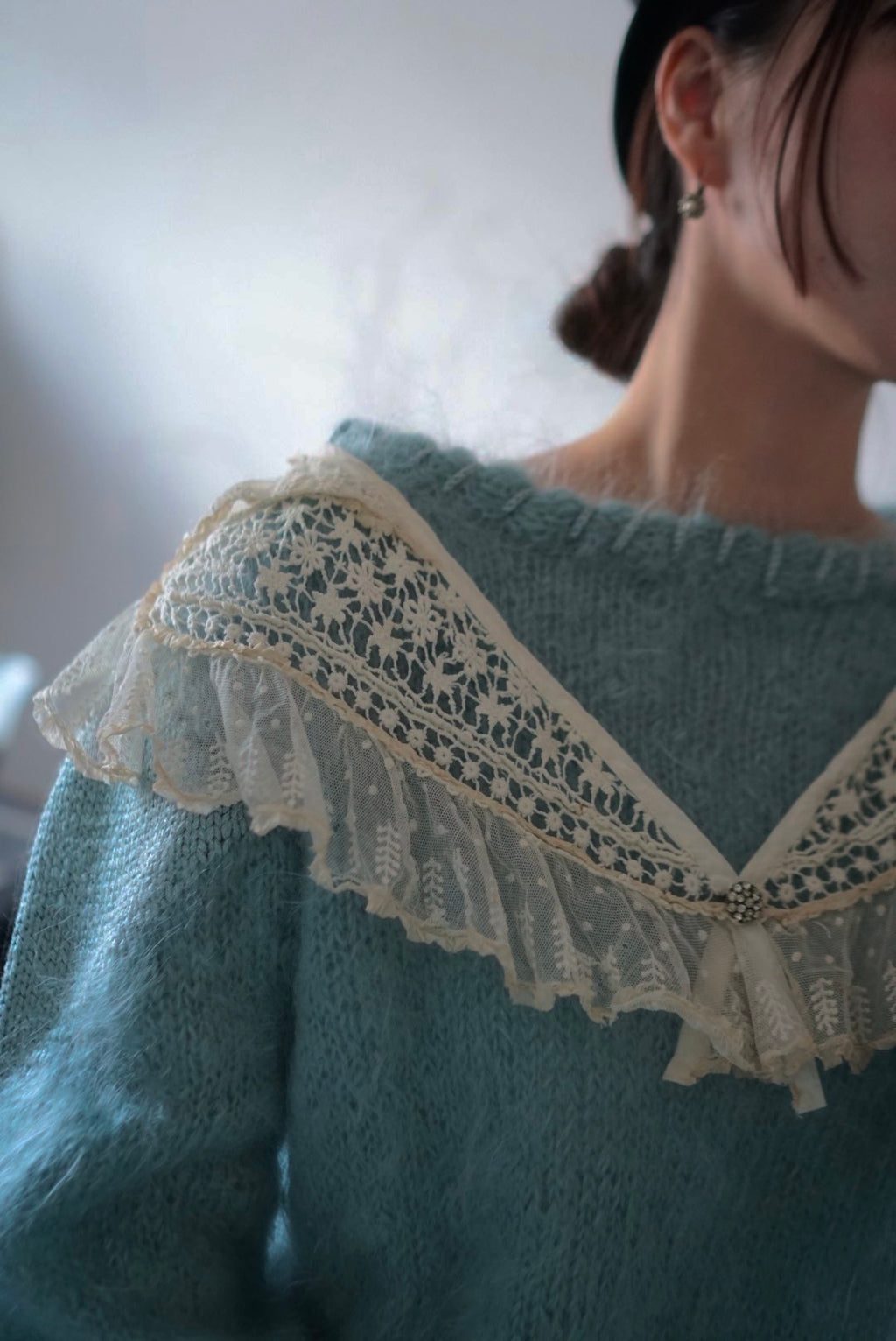 Victorian Cotton Race Collar