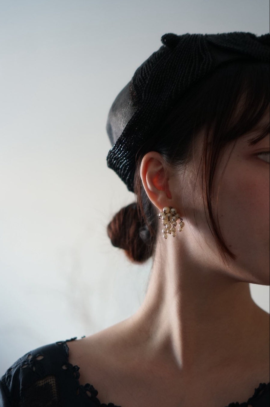1940's Swaying Pearls Earrings