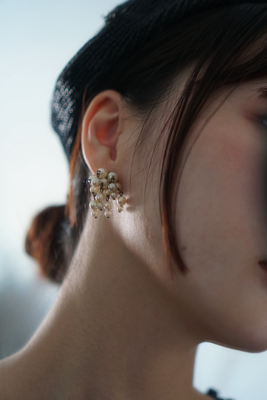 1940's Swaying Pearls Earrings
