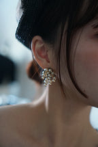 1940's Swaying Pearls Earrings