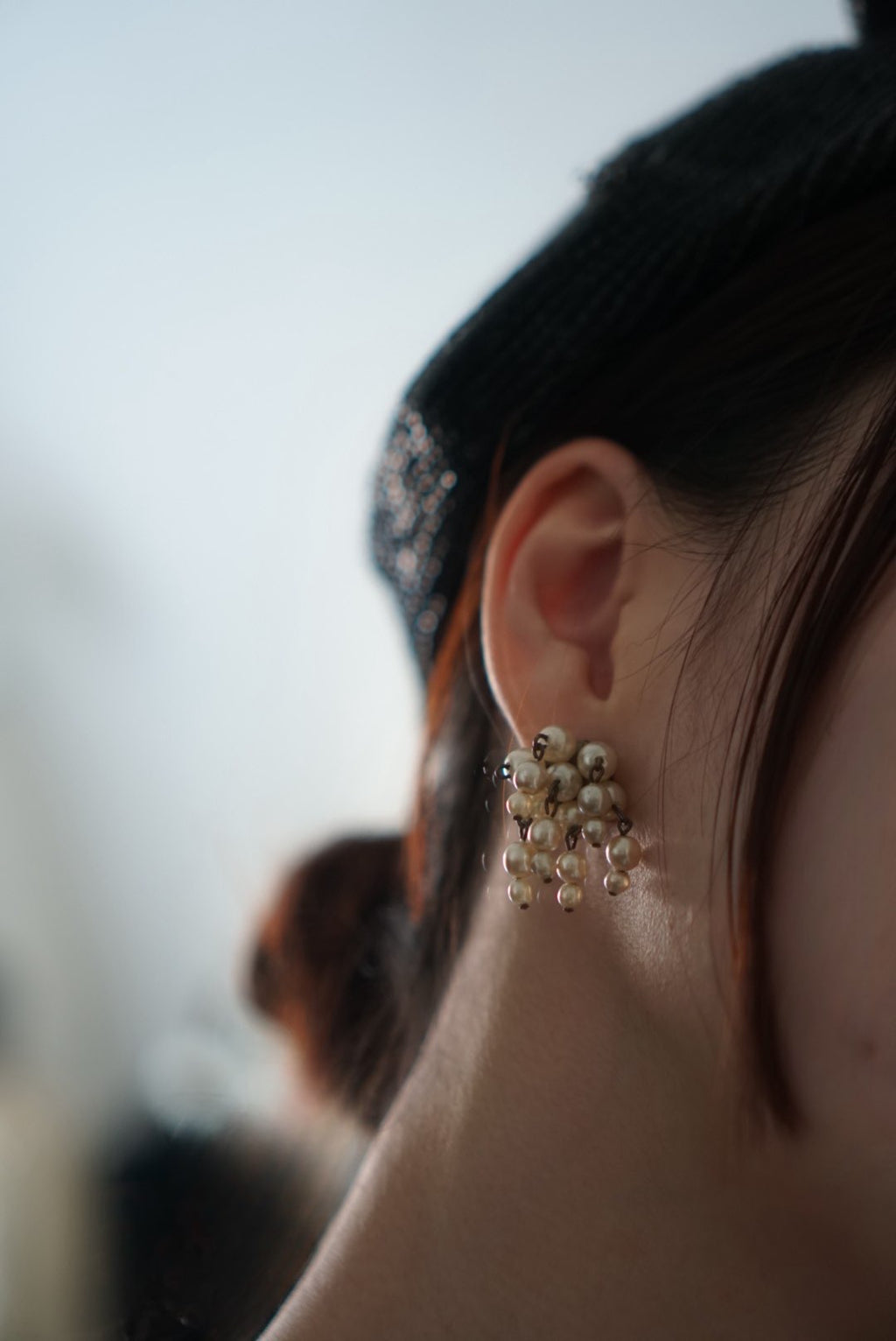 1940's Swaying Pearls Earrings
