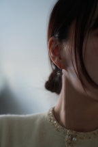 Edwardian Glass Pearl Earrings