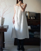 1920's Linnen Crochet Lace Nighty