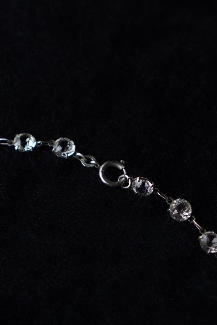 1930's Clear Cut Glass necklace