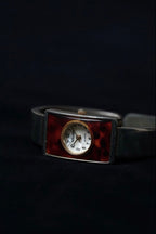 Vintage Mother-of-pearl Bangle Quartz Watch