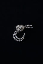 Vintage Glass Shooting Star Brooch