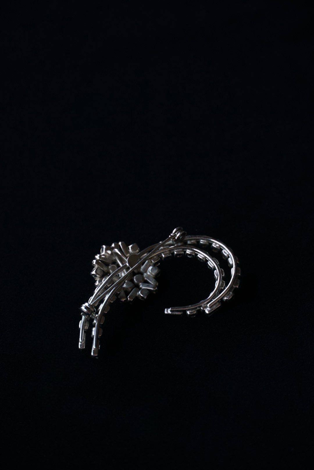 Vintage Glass Shooting Star Brooch