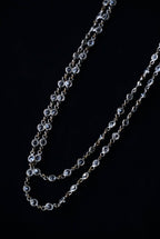 1920's Cut Glass Long Necklace