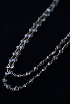 1920's Cut Glass Long Necklace