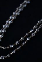 1920's Cut Glass Long Necklace