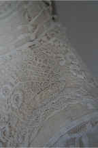 Edwardian High Neck Lace Blouse