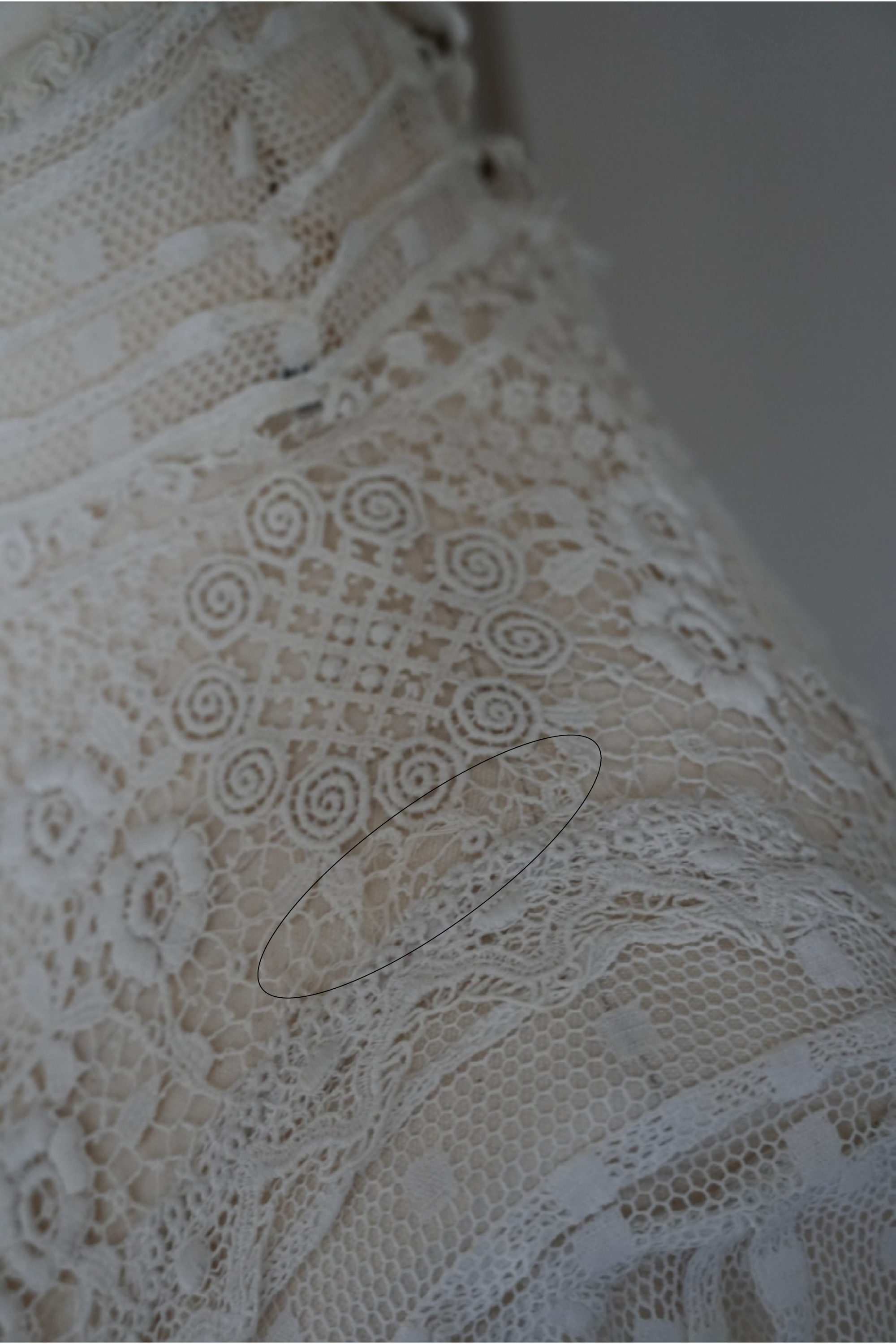 Edwardian High Neck Lace Blouse