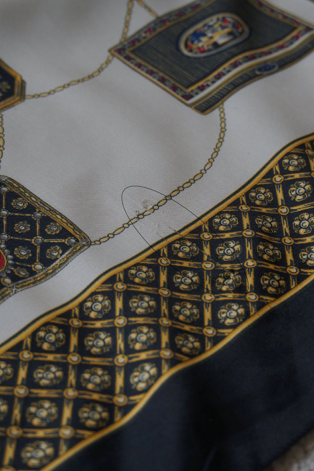 Vintage Geometric Scarf