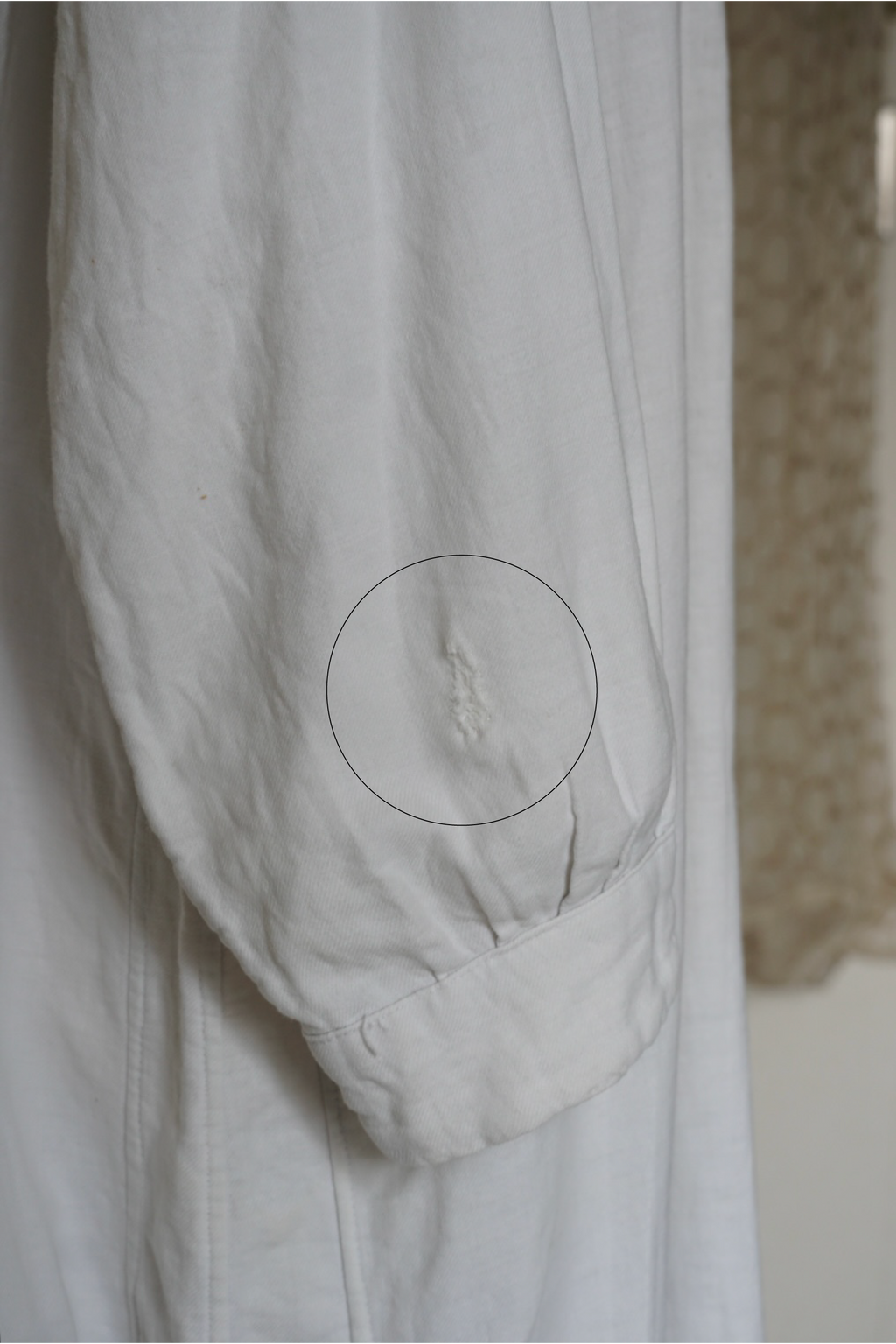 1930's Linen Cotton Long Dress