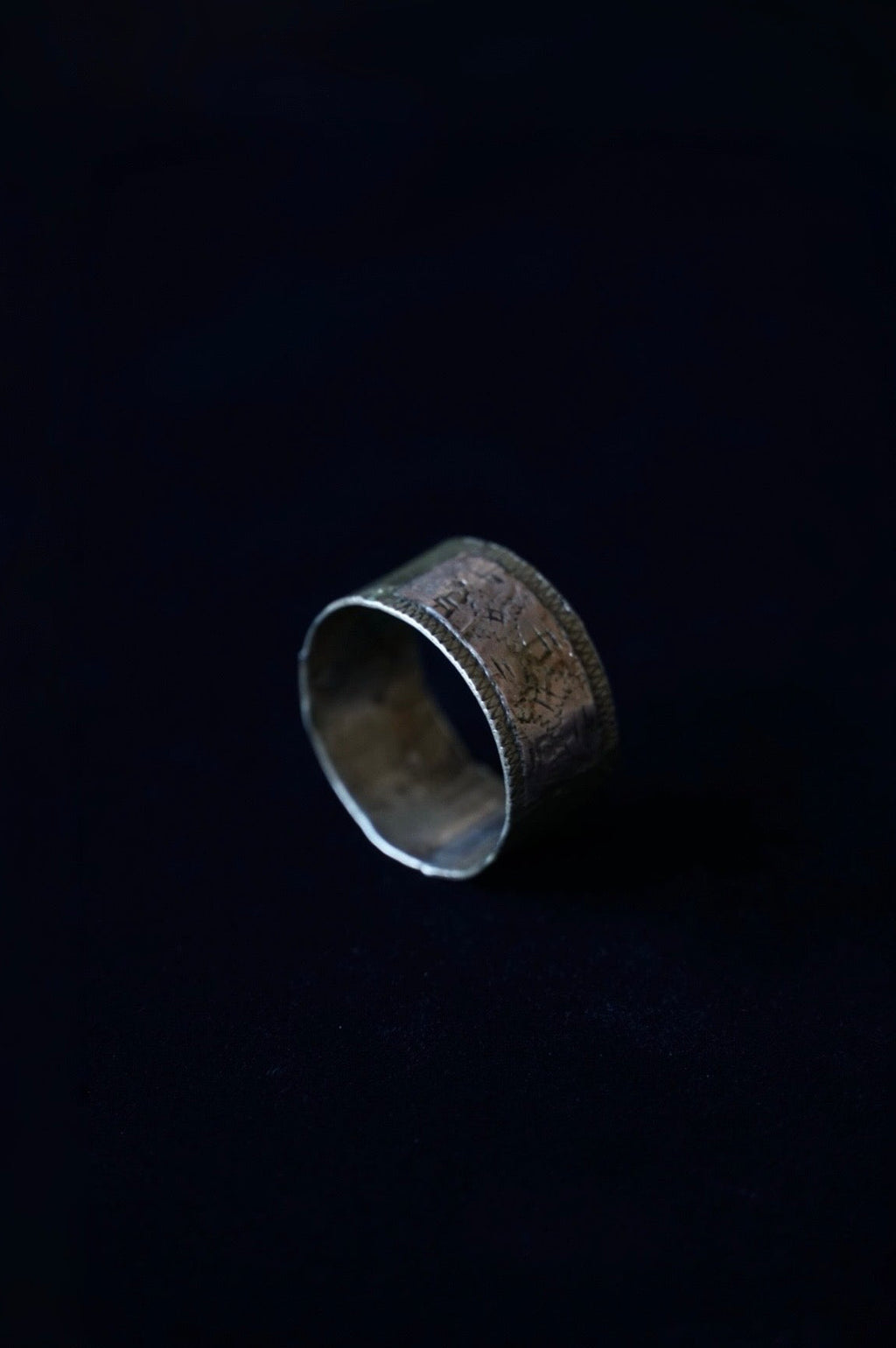 Vintage Copper Collar Thumb Ring
