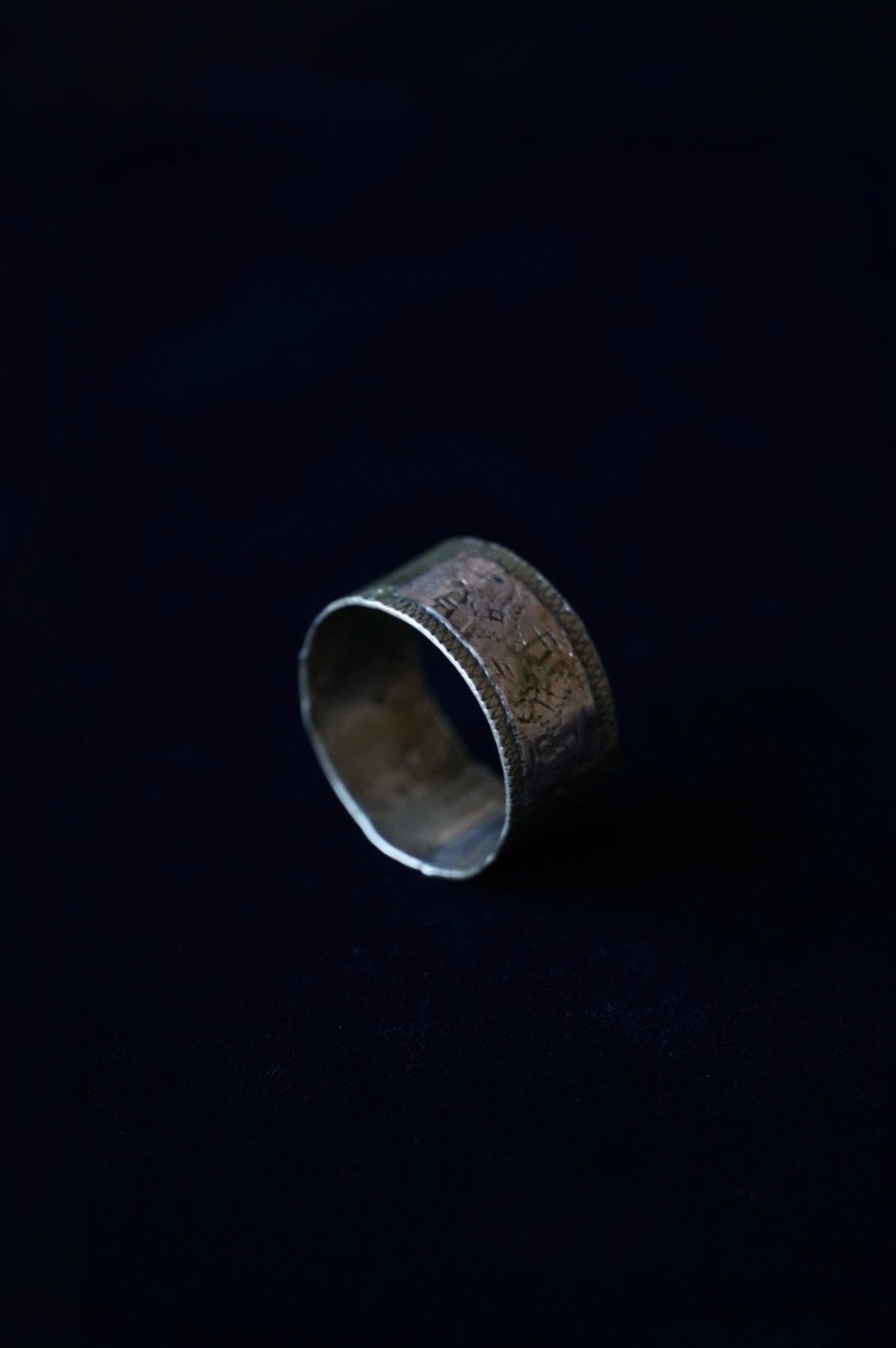 Vintage Copper Collar Thumb Ring