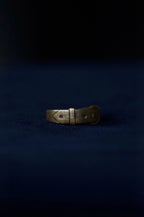 Edwardian Brass Buckle Ring