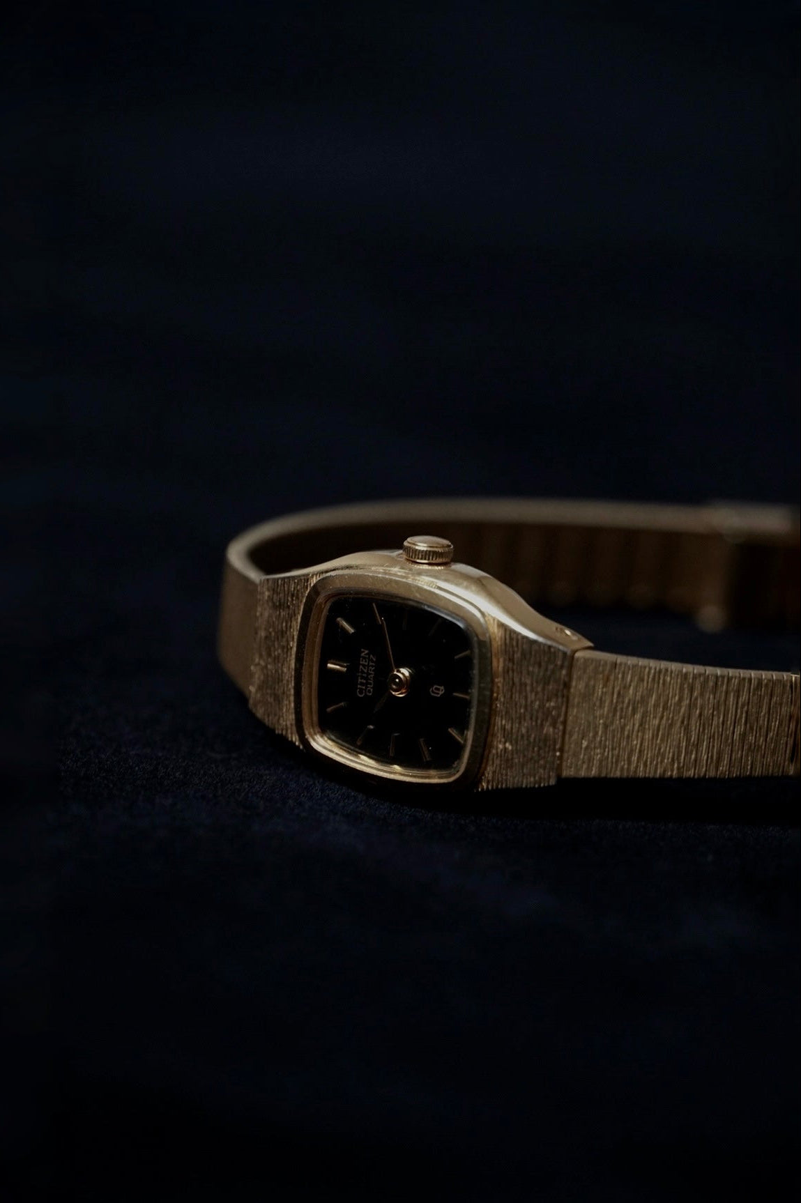 Vintage Citizen Black Face Watch