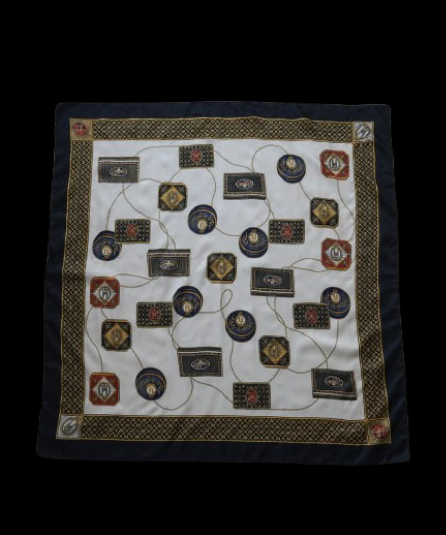 Vintage Geometric Scarf