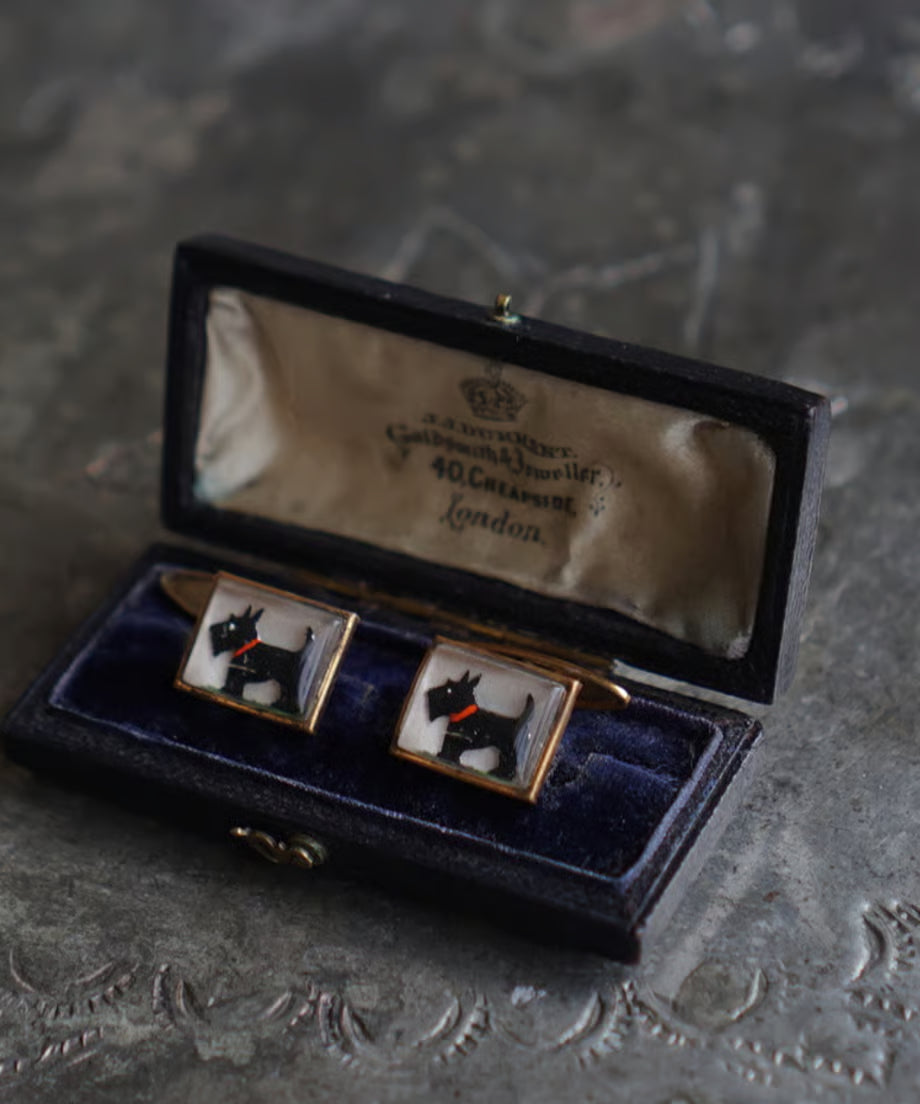 1950's Schnauzer Cuff Links