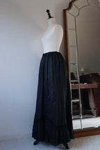 Victorian Mourning Black Skirt