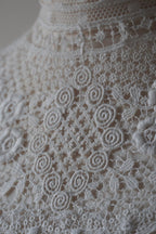 Edwardian High Neck Lace Blouse