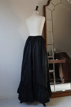 Victorian Mourning Black Skirt