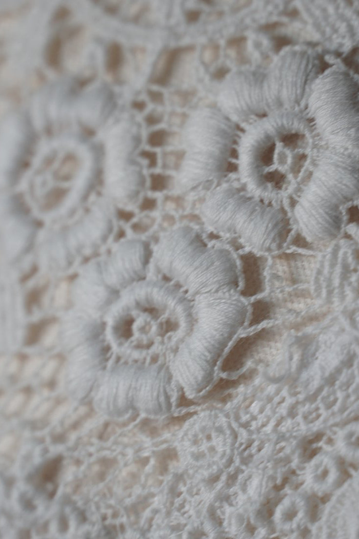 Edwardian High Neck Lace Blouse