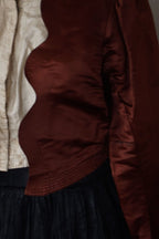 Victorian Orange Silk Jacket