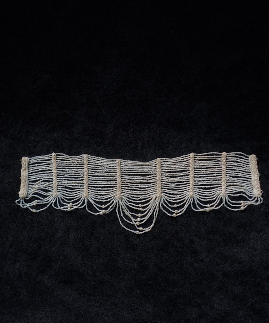 Victorian Glass Pearl Special Collar