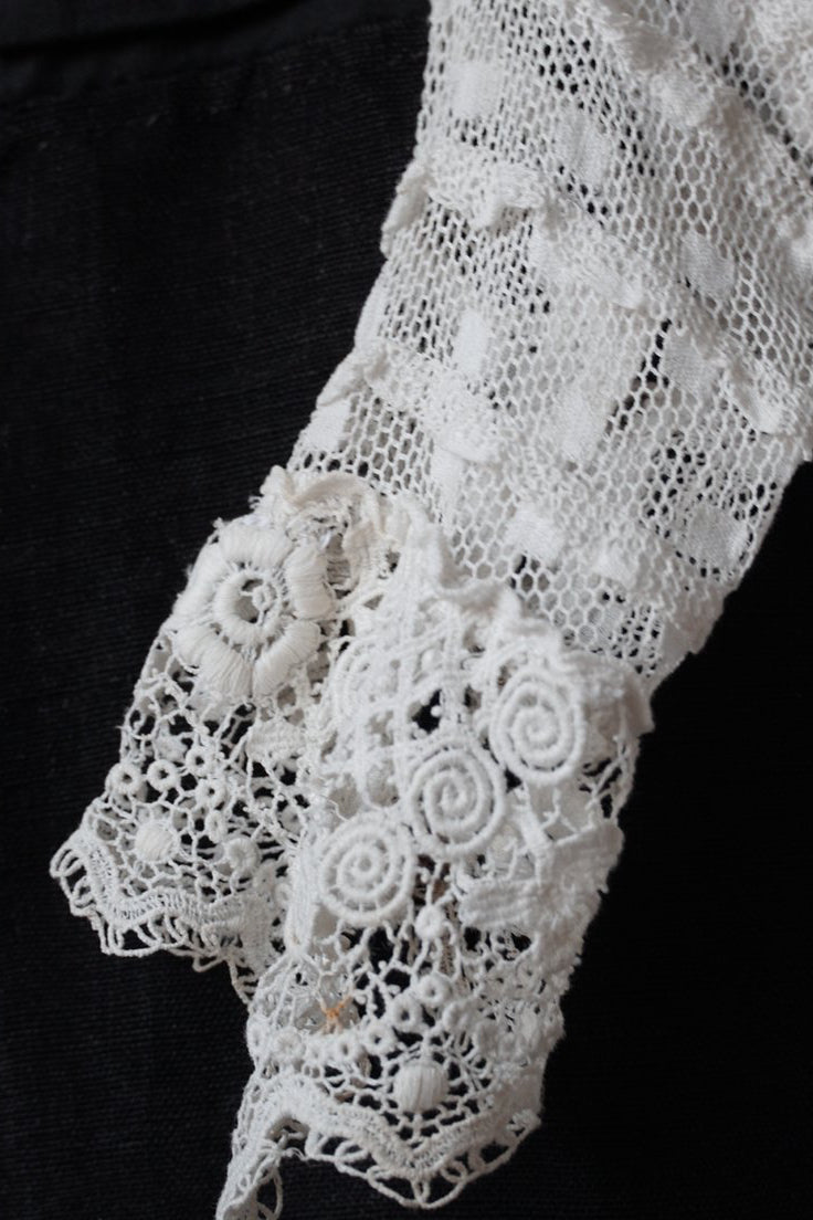 Edwardian High Neck Lace Blouse