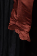 Victorian Orange Silk Jacket