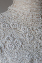 Edwardian High Neck Lace Blouse
