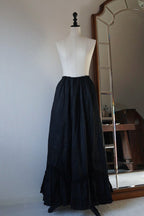 Victorian Mourning Black Skirt