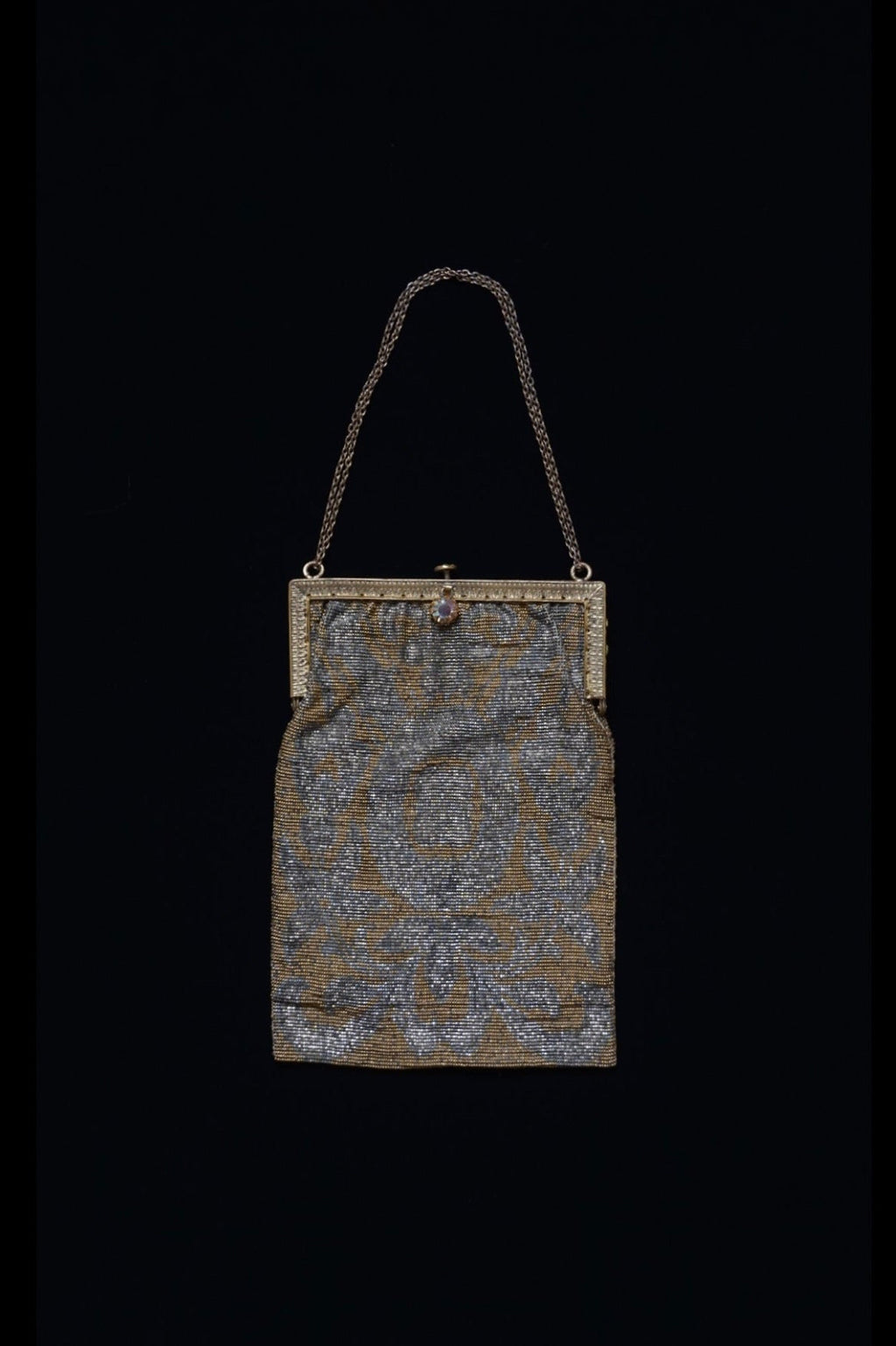 Antique French Micro Beads Bag