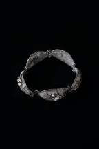 Vintage 800Silver Filigree Floral Bracelet