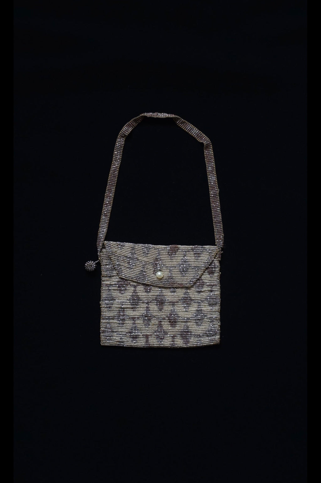 1920's Steel Cut Beaded Purse Flapper