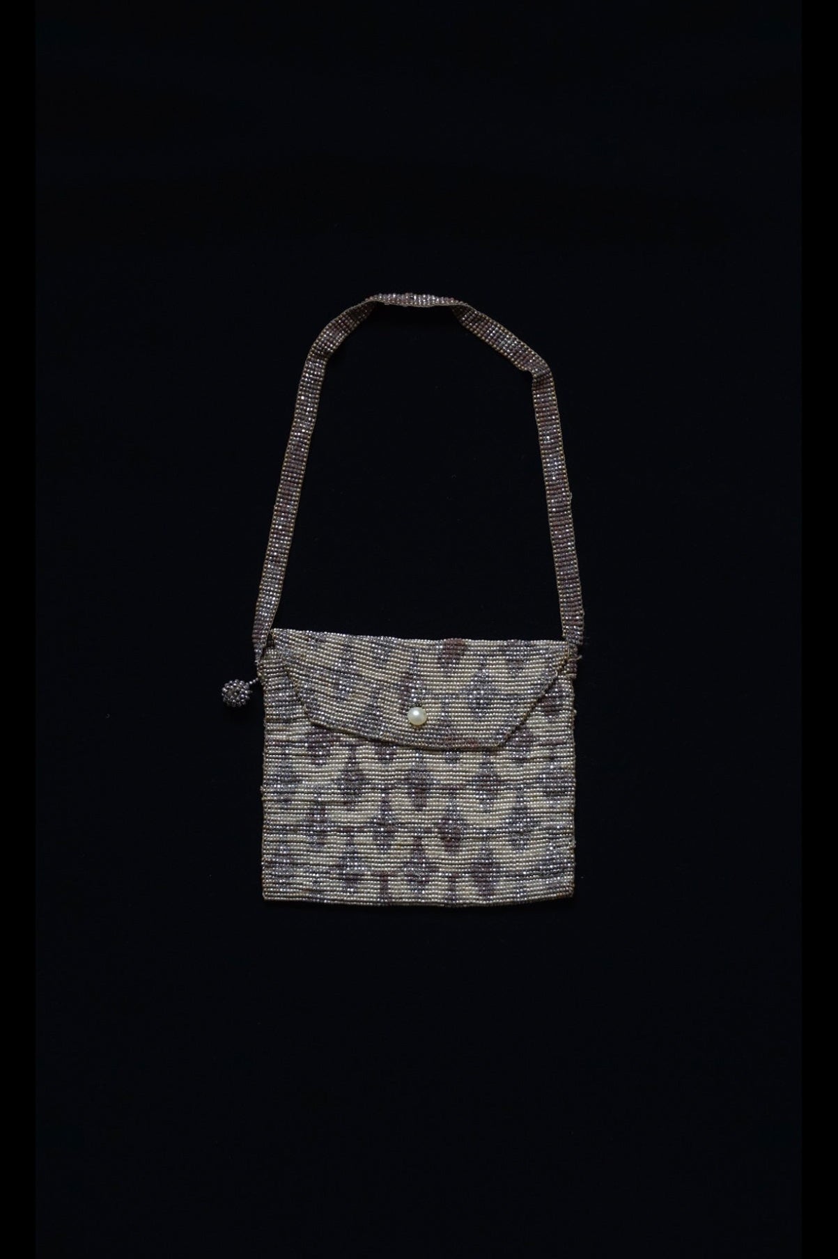 1920's Steel Cut Beaded Purse Flapper