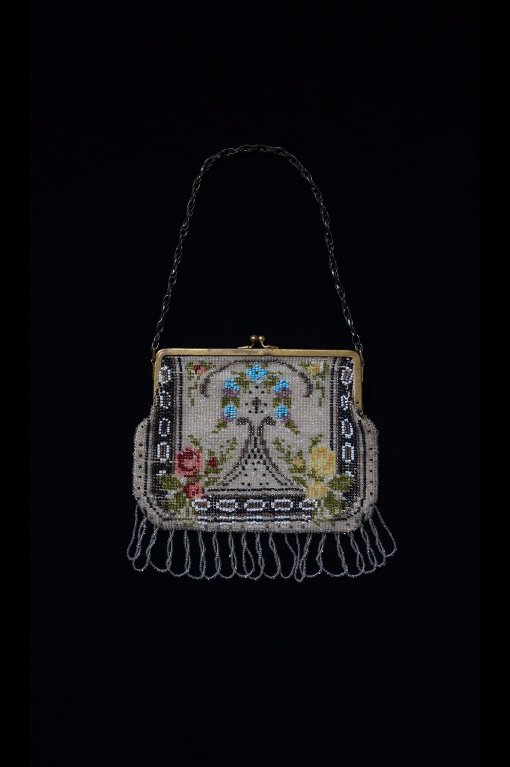 Victorian Garden Beads Bag