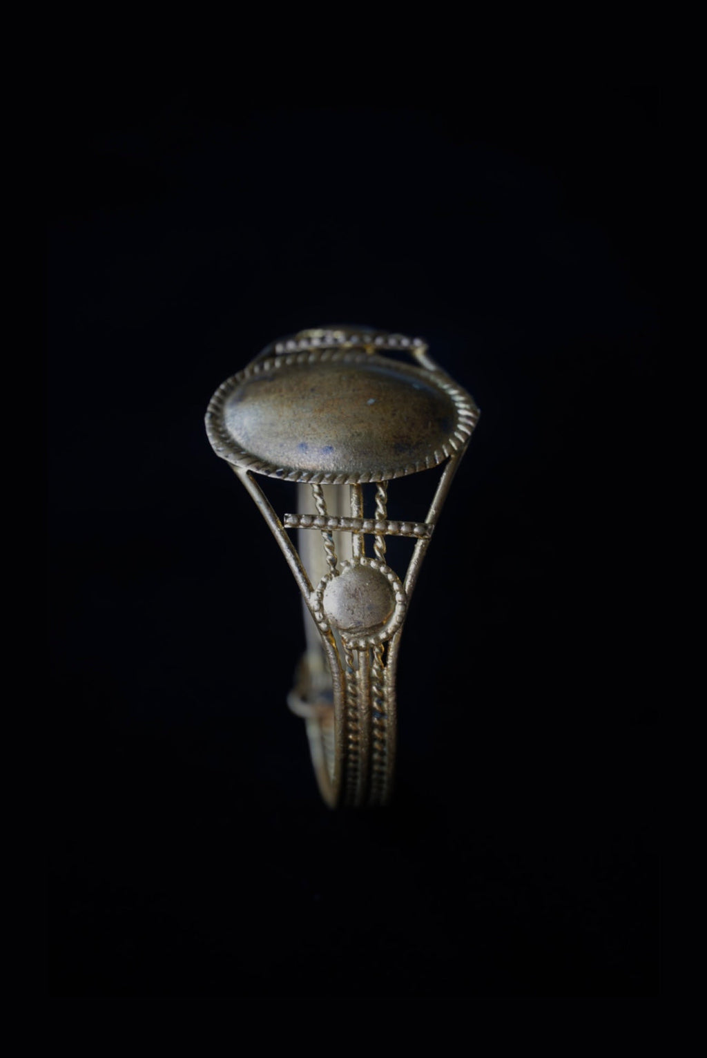 Victorian Brass Wire Bangle