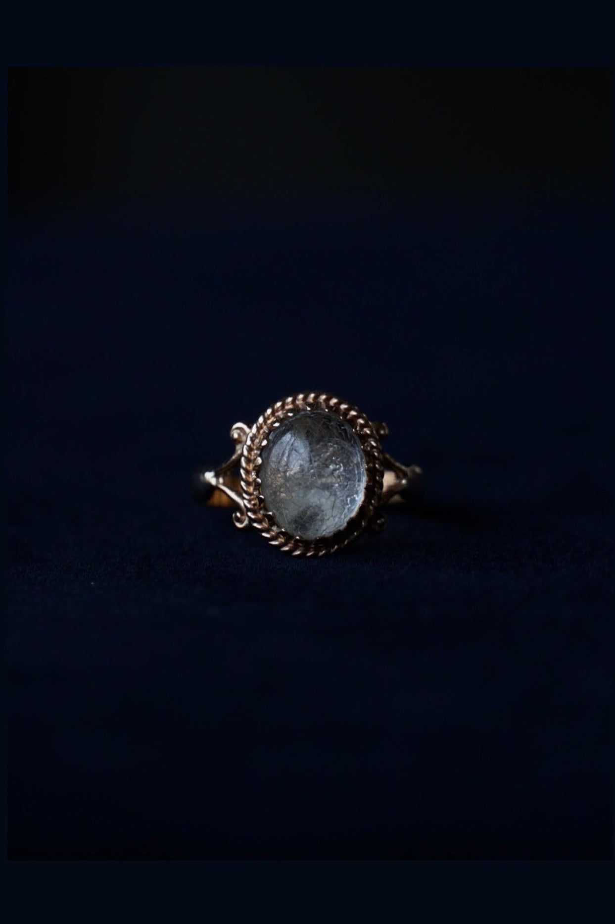 1910's 9ct Moon Stone Ring