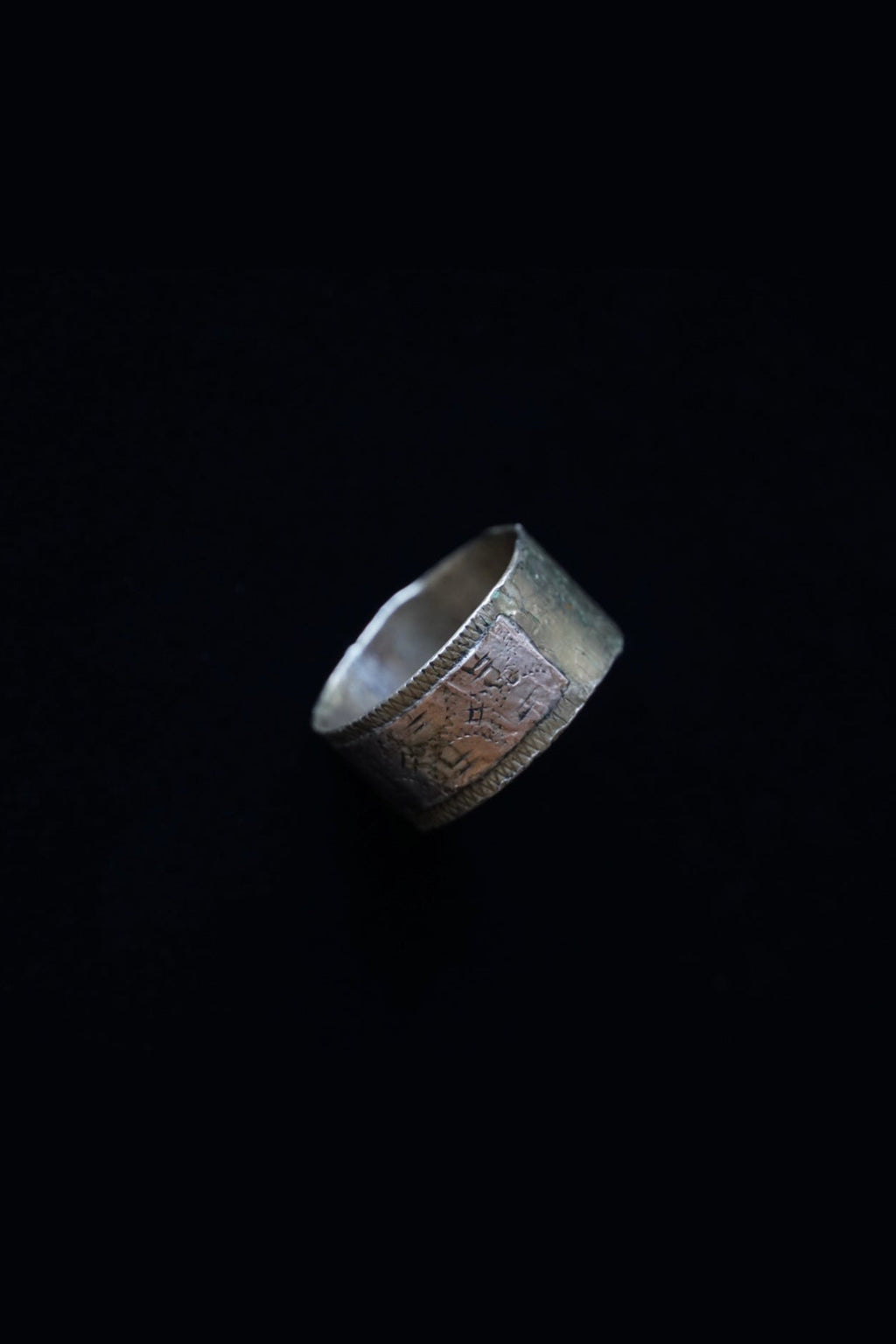 Vintage Copper Collar Thumb Ring